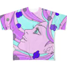 Ｍ✧Ｌｏｖｅｌｏ（エム・ラヴロ）のあじさい（６月の誕生花） All-Over Print T-Shirt