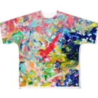 mikoの2side print - PALETTE 1 フルグラフィックTシャツ