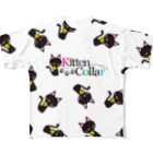 KittenCollar@仔猫の首輪のロゴ全面T フルグラフィックTシャツ