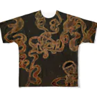 ワイン画伯の部屋のケムリT All-Over Print T-Shirt