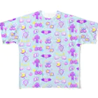 ヌンのファンシー8BITものぐらむ All-Over Print T-Shirt