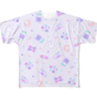 IENITY　/　MOON SIDEの【IENITY】 Yamikawaii Syndrome フルグラフィック #Purple All-Over Print T-Shirt