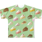 ぴより子のおみせのケーキがいっぱい All-Over Print T-Shirt