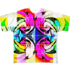 HIRO CollectionのRainbow Rose All-Over Print T-Shirt