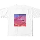 panbanishaのplanet travel All-Over Print T-Shirt