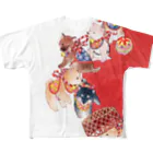 名司生の仔柴 All-Over Print T-Shirt