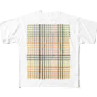 LOOOKBOOOK_by_LOKIのTartan Check MSG All-Over Print T-Shirt