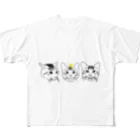 Plumsanのいっぱいシンプルむっきーちゃん All-Over Print T-Shirt