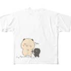 はむ汰の落書き Official Storeのゆずひこ　nyan All-Over Print T-Shirt