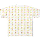 きゃべつこのしゃちほことえびふりゃあ All-Over Print T-Shirt