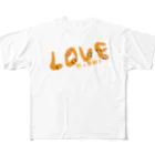 ビースリーのLOVEだっ手羽 フルグラフィックTシャツ