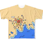 はるあたまの打ち上げられた花火 All-Over Print T-Shirt