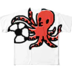 fancygraphicの タコサッカー01 フルグラフィックTシャツ