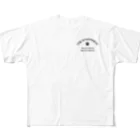 onehappinessのわんハピネス　ロゴ フルグラフィックTシャツ