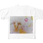ko-ayaのgold face All-Over Print T-Shirt