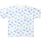 おもちやのたくさんのジンベイザメ 青 All-Over Print T-Shirt