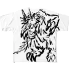 Eatn-kkの龍 フルグラフィックTシャツ