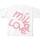 ミカ様のmikaLOVE フルグラフィックTシャツ