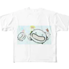 ダイナマイト87ねこ大商会の夏の楽しさを残したくて凍ったねこたちです All-Over Print T-Shirt