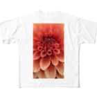 HAKUSAIの天竺牡丹 フルグラフィックTシャツ