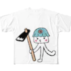 Atelier 67の宇宙人だよ！侃(ただし)くん カラー All-Over Print T-Shirt