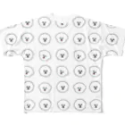 モフモフの民のぽこころ　フルグラフィックTシャツ All-Over Print T-Shirt