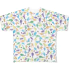 図鑑Tのスズリのきょうりゅういっぱい All-Over Print T-Shirt