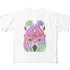 せきね まりののレインボーフラミンゴ🦩🌈 All-Over Print T-Shirt