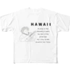 HELE'A ROCOのUkulele Print Tee フルグラフィックTシャツ