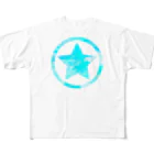 星間しほの水色の星 フルグラフィックTシャツ