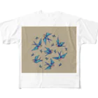 ゆったり　のんびり　ありがとうの幸せな王子 All-Over Print T-Shirt