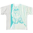 record mizukoshiの月光浴CAT フルグラフィックTシャツ