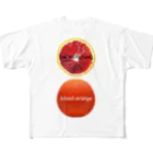 TASOGAREのblood orange フルグラフィックTシャツ