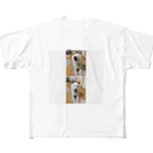 SAKAI-medakaのしば犬ラッキーくん フルグラフィックTシャツ