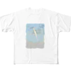 nzm.の雲と太陽　早朝 All-Over Print T-Shirt