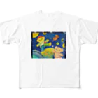 yu96のうちゅう遊泳 All-Over Print T-Shirt