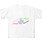 LITE【ﾗｲﾄ】のLITEくんのグッズ フルグラフィックTシャツ