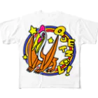 えいくらのPOP！ケツァルコアトルス All-Over Print T-Shirt