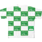 dubluvyobsダブラヴヨブス のdubluvyobs almost bikes フルグラフィックTシャツ