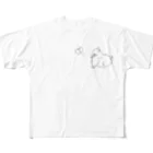 tararinのチョウチョと仔犬 All-Over Print T-Shirt