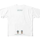 勝山デザインSHOPジャパンの「テレグラキ」ドットデザイン All-Over Print T-Shirt