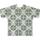 Boutique MITSURU KIJOのPortuguese tile 2 フルグラフィックTシャツ