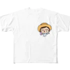 sinoayuの夏ガール☆真夏の女の子 フルグラフィックTシャツ