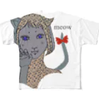 lifejourneycolorfulのMeow フルグラフィックTシャツ