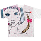 lifejourneycolorfulのコスプレ少女 All-Over Print T-Shirt