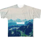 OFUZAKEのMN_MOUNTAIN2 All-Over Print T-Shirt