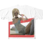 可愛い女の子職人vent4444の後光 All-Over Print T-Shirt