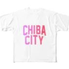 JIMOTO Wear Local Japanの千葉市 CHIBA CITY フルグラフィックTシャツ