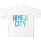 JIMOTOE Wear Local Japanの姫路市 HIMEJI CITY フルグラフィックTシャツ