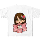 エンジェルガール（angelgirl）のユキティ2020ホワイトver All-Over Print T-Shirt